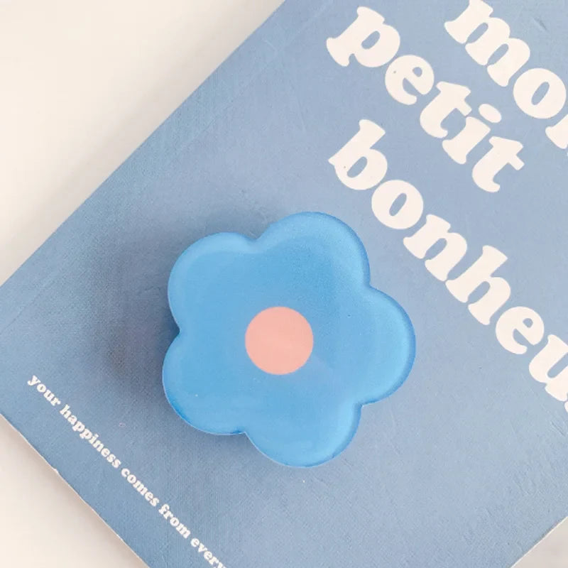 Soporte para anillo de teléfono de flores de dibujos animados 🌼 - ¡Bonito, práctico y seguro!