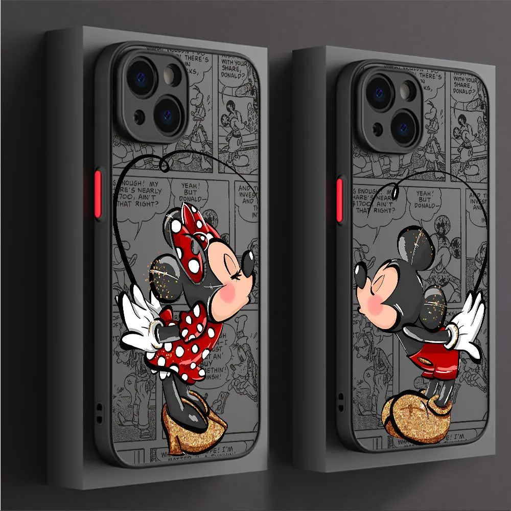 Funda para teléfono Mickey y Minnie Love ❤️