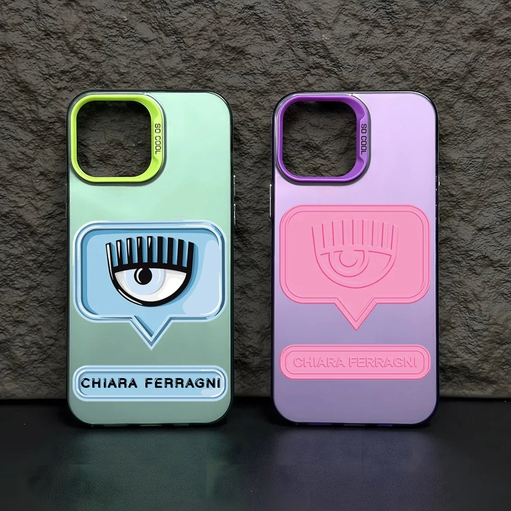 Funda para teléfono de Chiara's Eye - La moda se une a la función 👁️✨