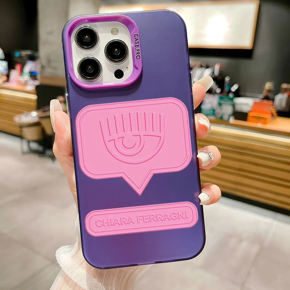 Funda para teléfono de Chiara's Eye - La moda se une a la función 👁️✨