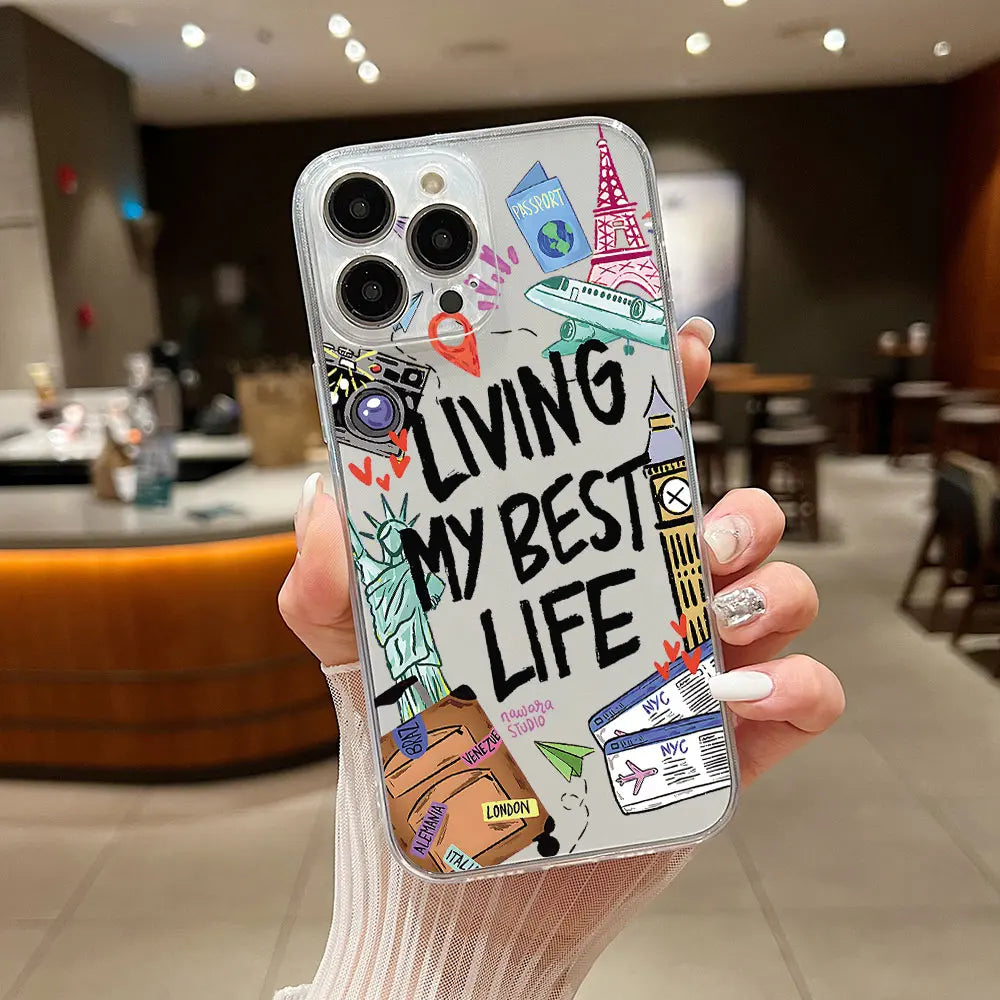 Funda para teléfono Travel Life ✈️🌍