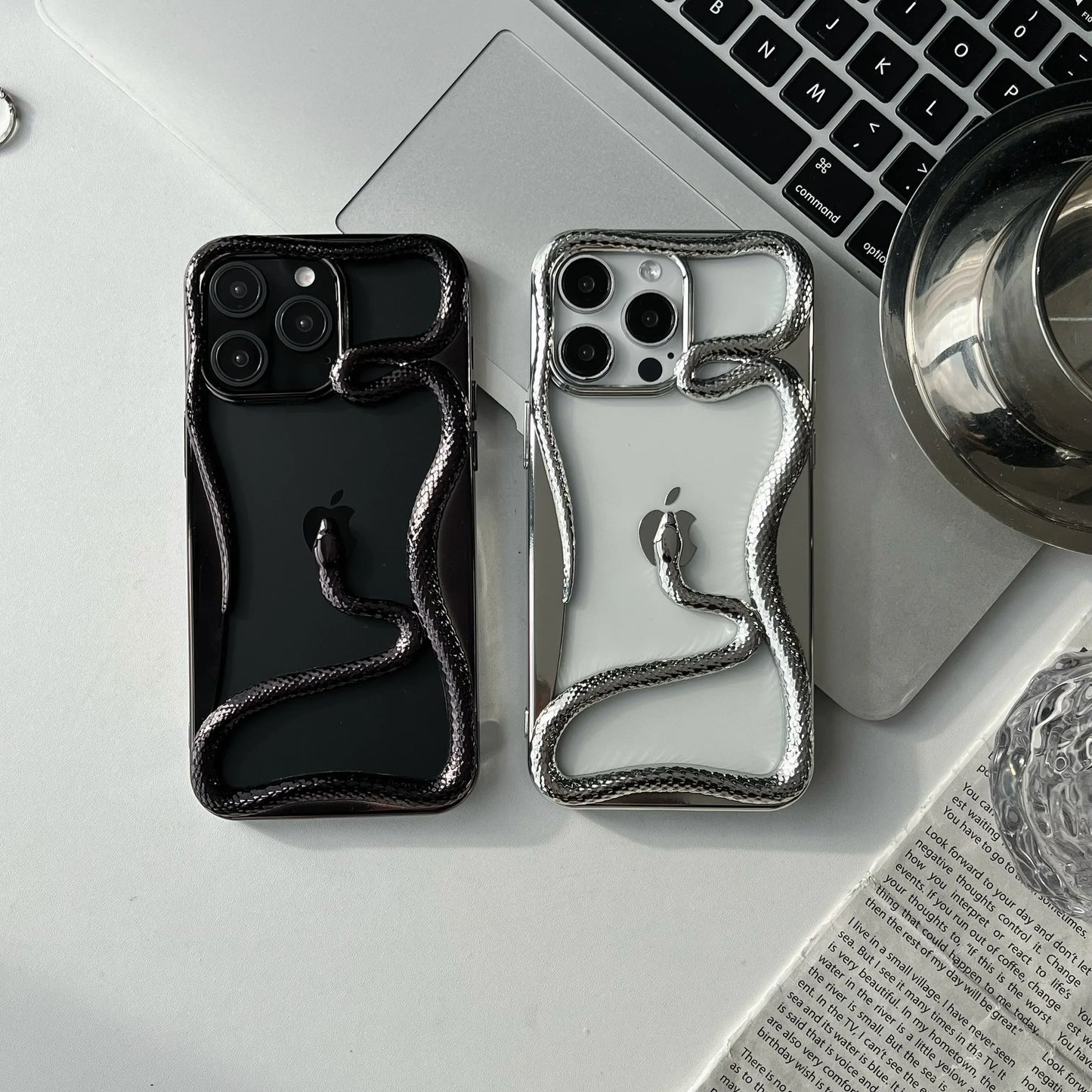 Funda para teléfono Hollow Snake - ¡Audaz y construida para impresionar! 🐍✨