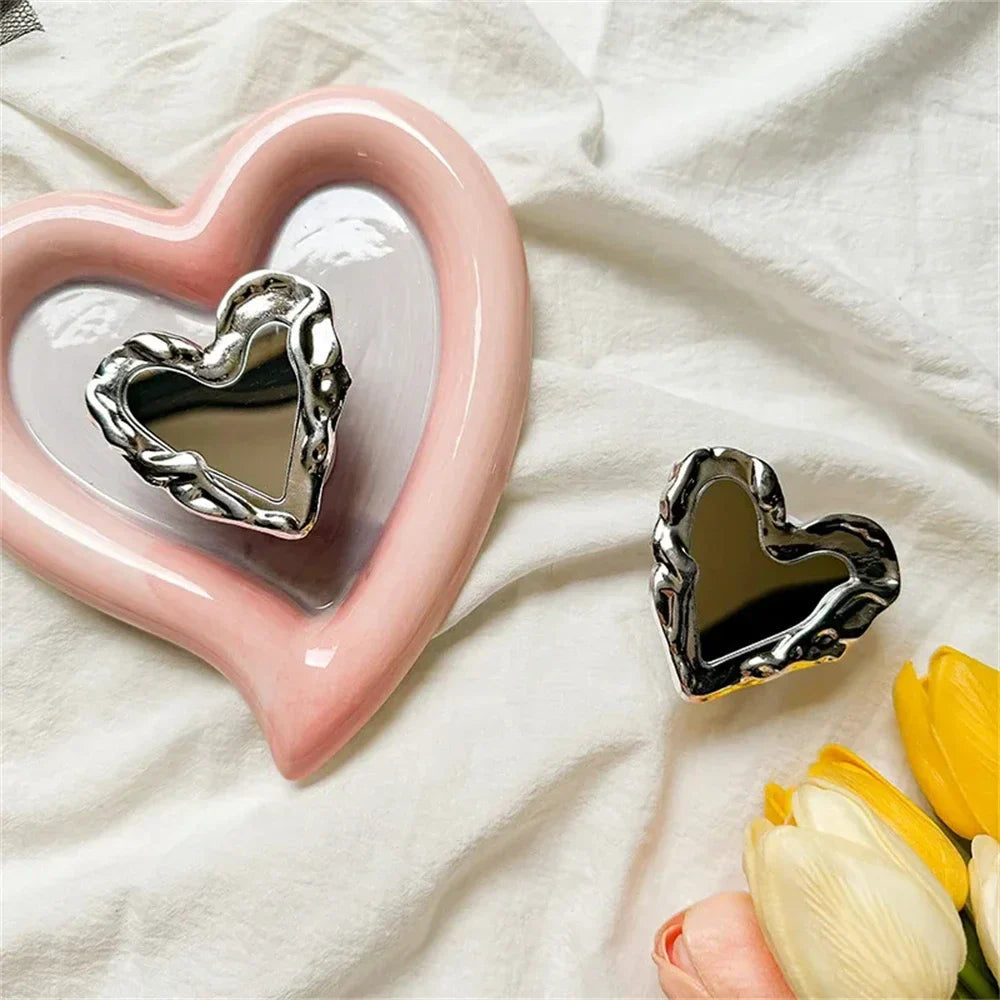 Silver Heart Grip Tok - Un toque de elegancia y funcionalidad 💖✨