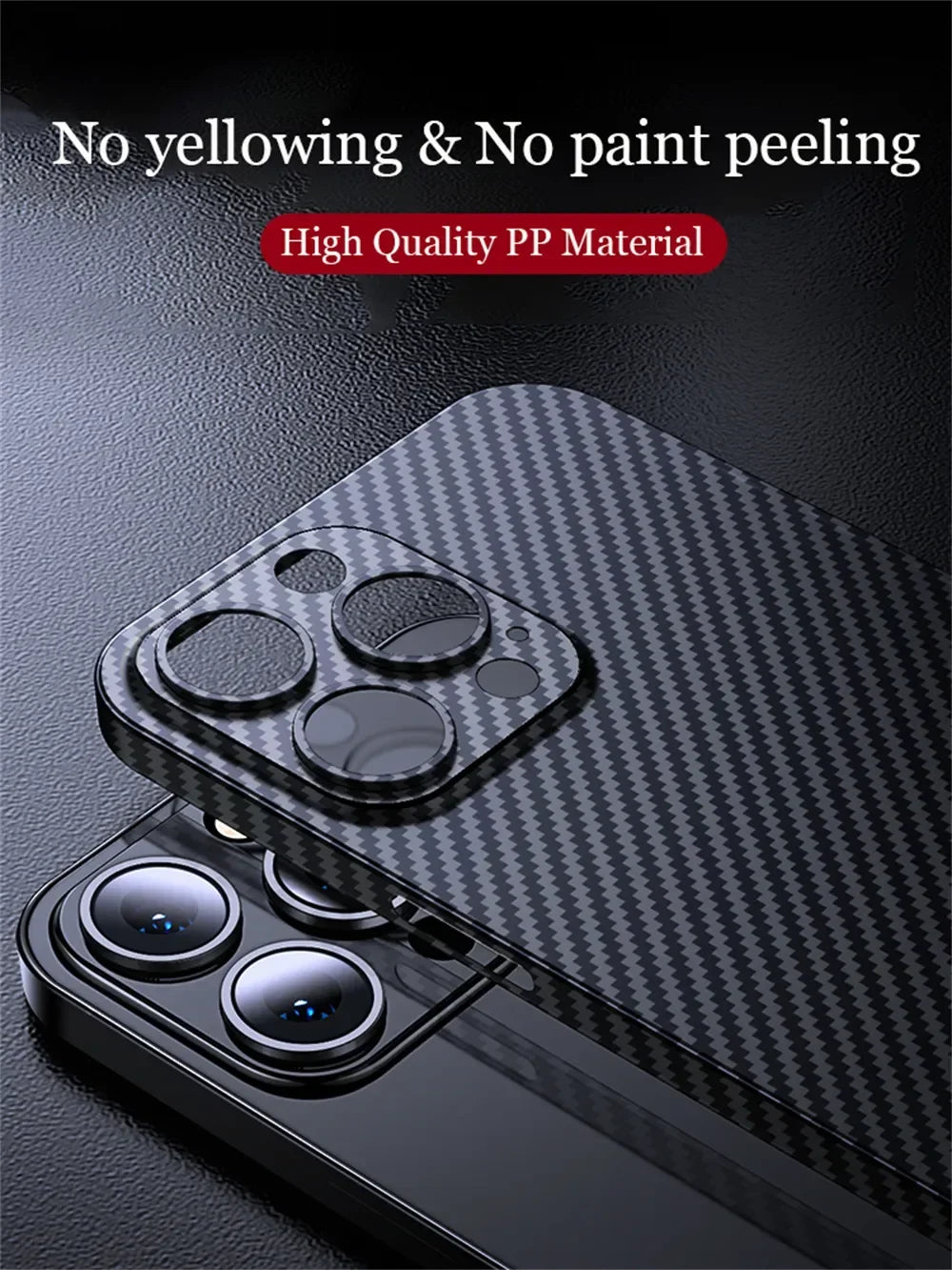 Funda mate de fibra de carbono ultrafina de lujo 🔳