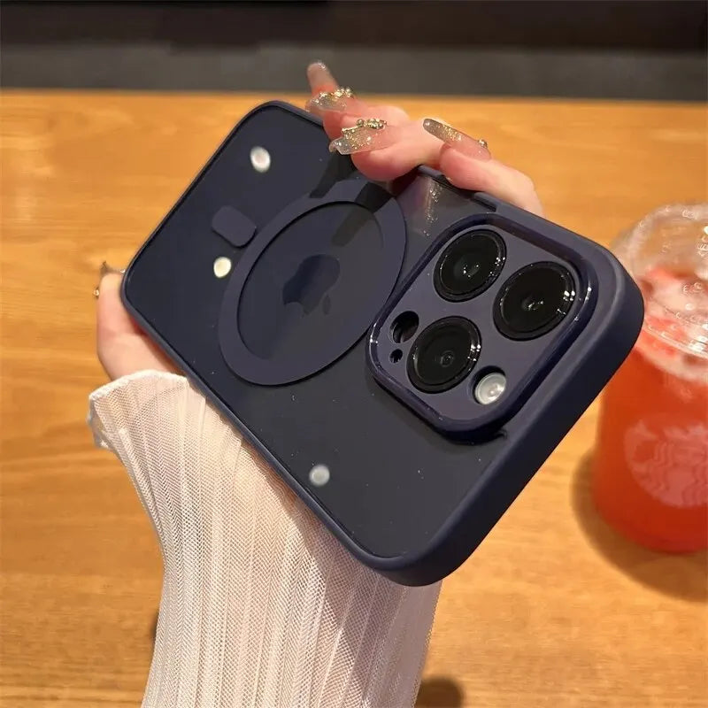 Funda MagSafe magnética de lujo ⚡