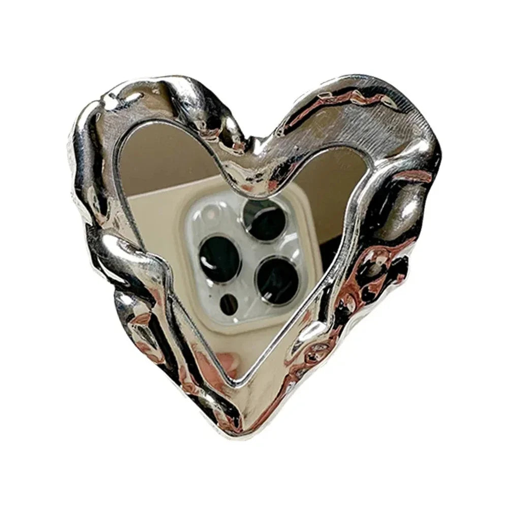 Silver Heart Grip Tok - Un toque de elegancia y funcionalidad 💖✨