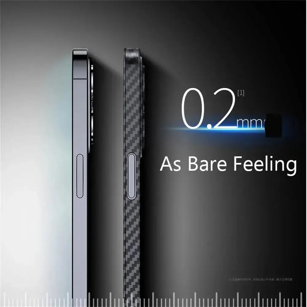 Funda mate de fibra de carbono ultrafina de lujo 🔳