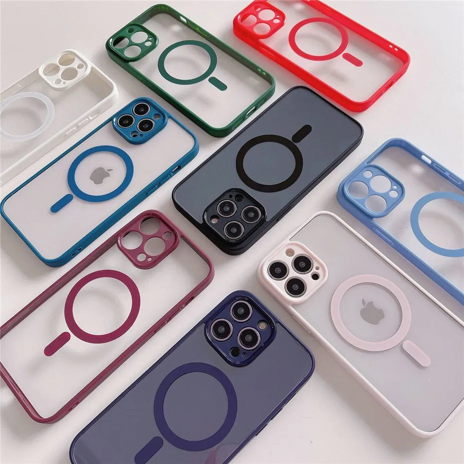 Funda MagSafe magnética de lujo ⚡