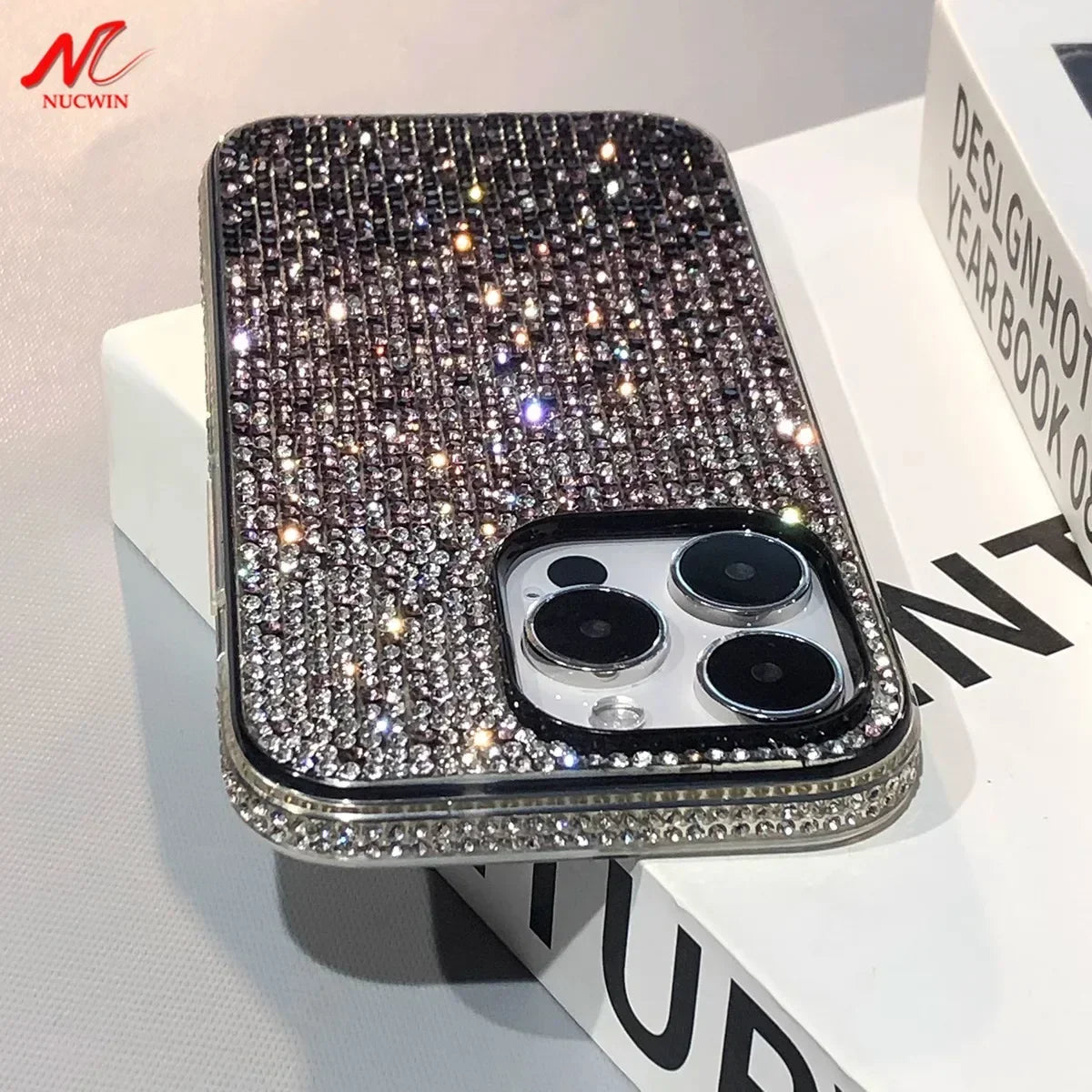 Estuche de borde brillante de lujo 💎