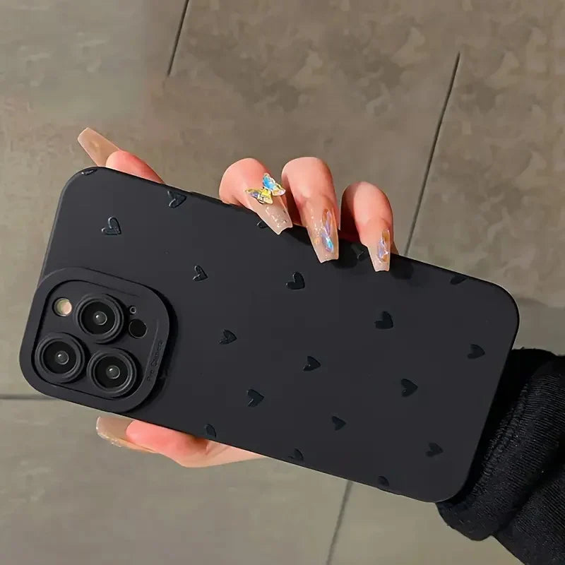 Funda para teléfono con estampado Loving 💌 - ¡Bonita, suave y protectora!
