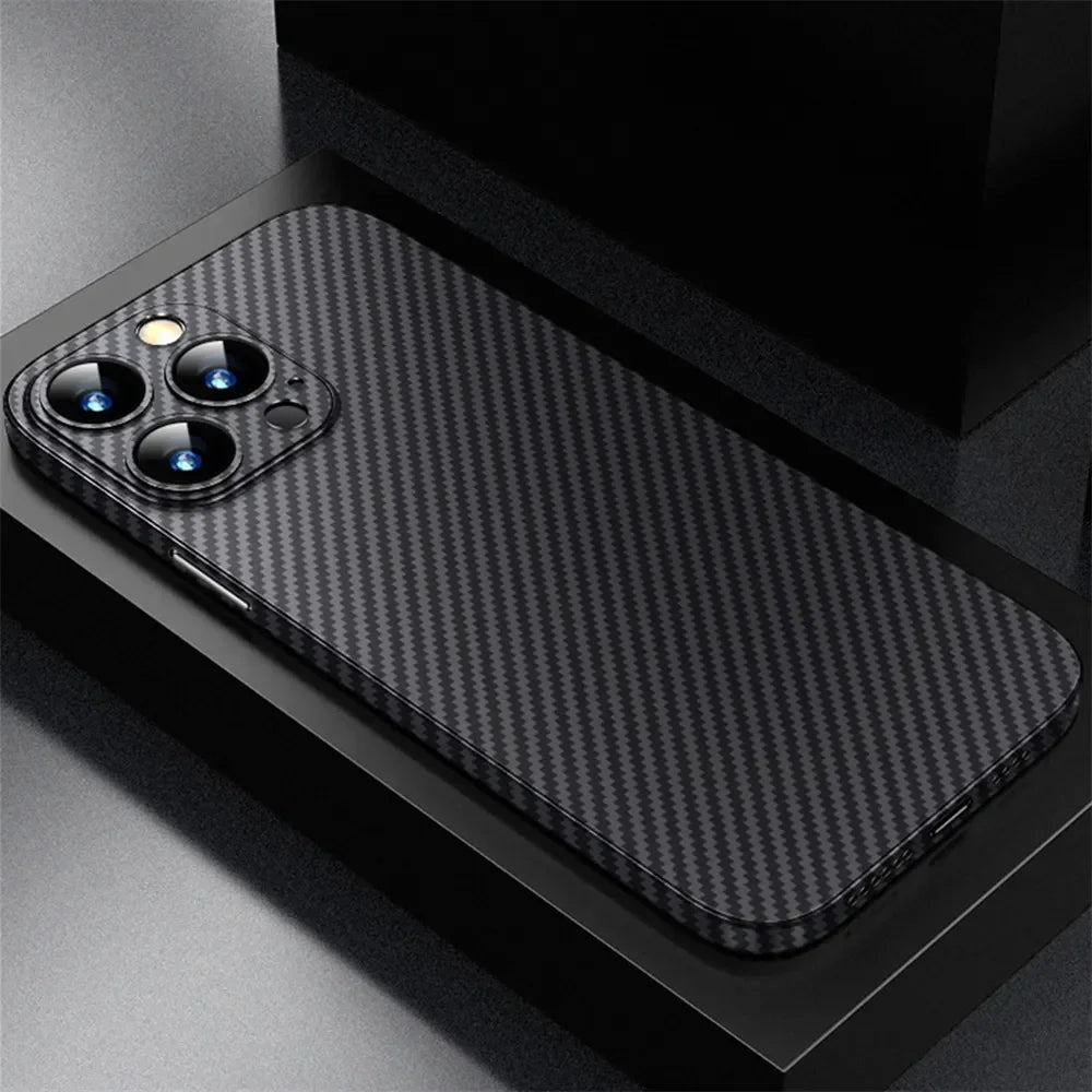 Funda mate de fibra de carbono ultrafina de lujo 🔳