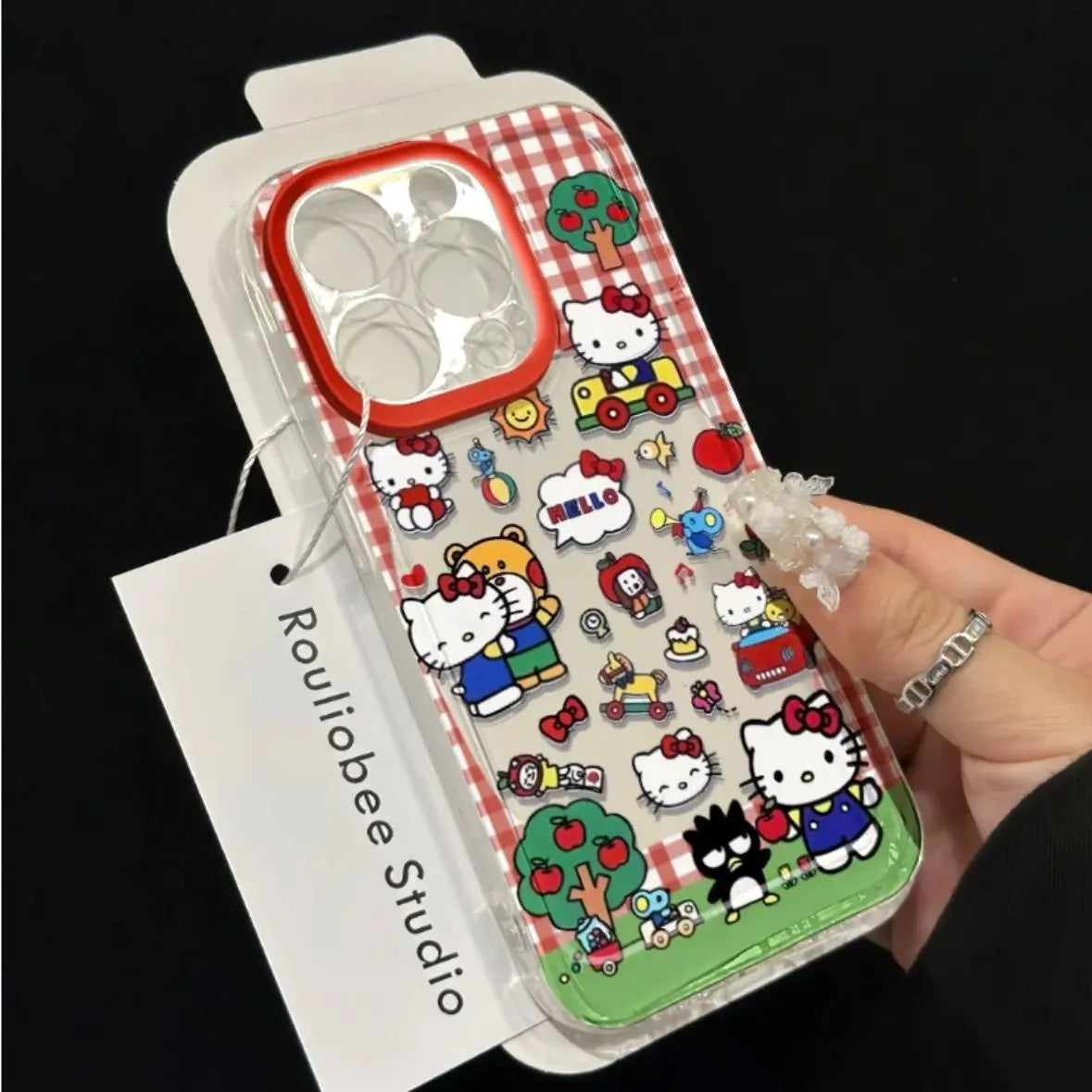 Funda para teléfono Cartoon Red HK ❤️ - ¡Bonita, divertida y protectora!