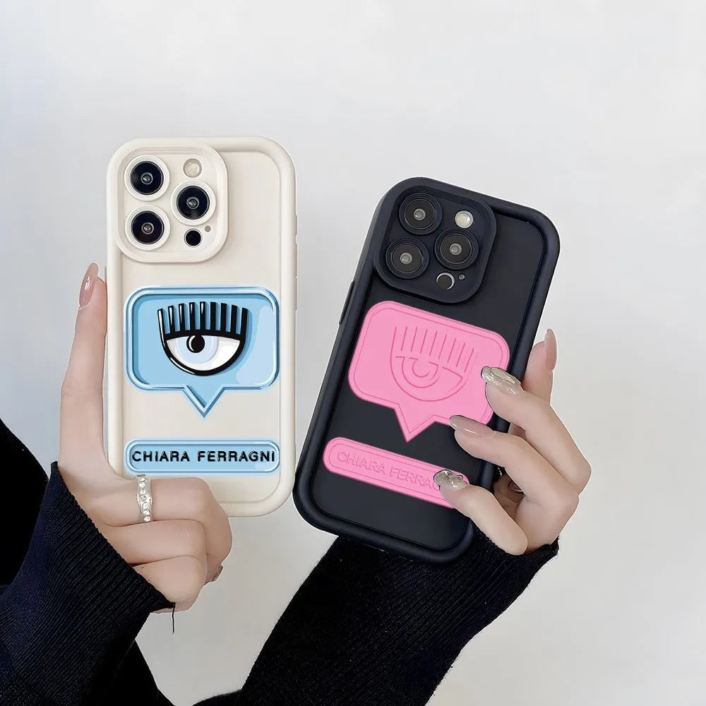 Funda para teléfono de Chiara's Eye - La moda se une a la función 👁️✨