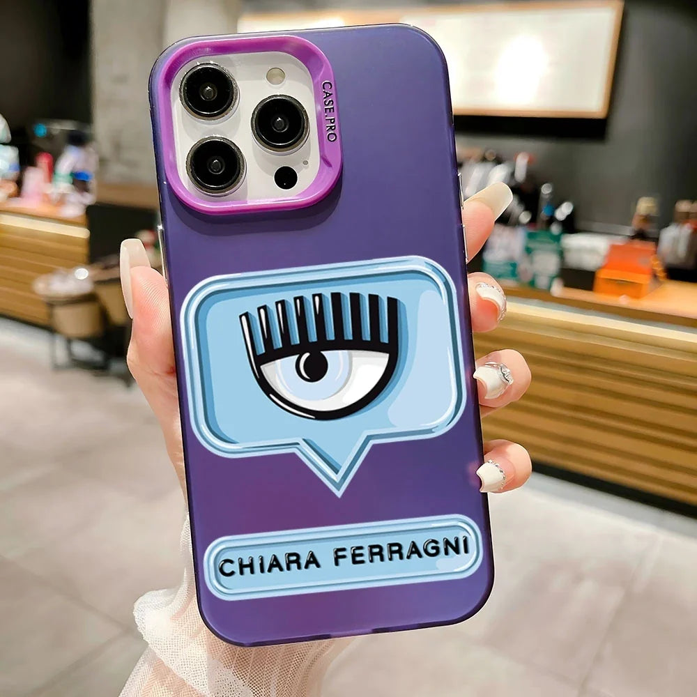 Funda para teléfono de Chiara's Eye - La moda se une a la función 👁️✨