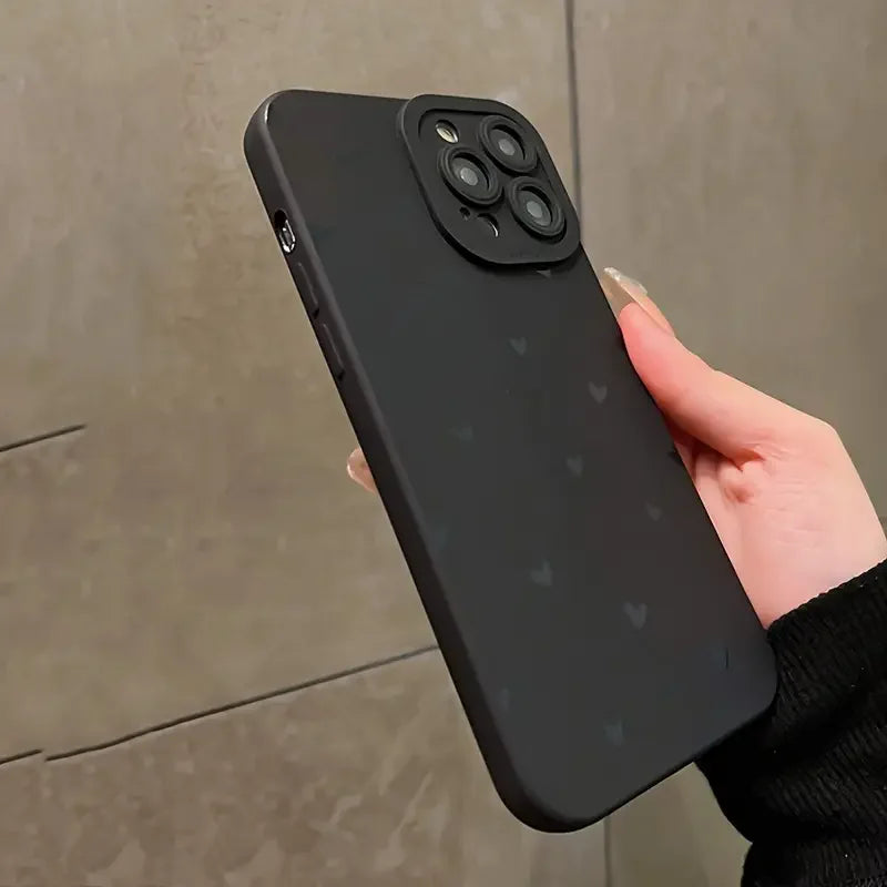 Funda para teléfono con estampado Loving 💌 - ¡Bonita, suave y protectora!