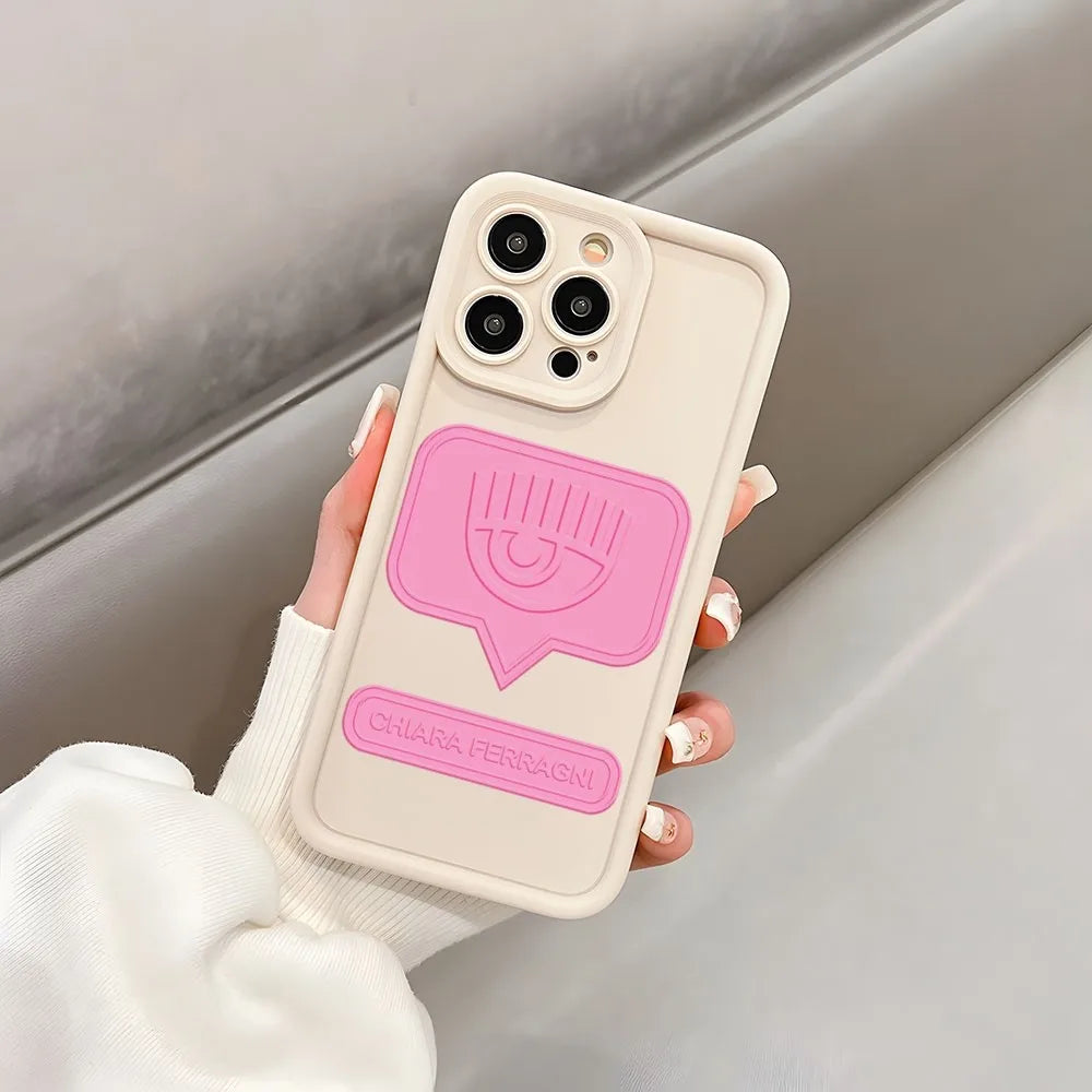 Funda para teléfono de Chiara's Eye - La moda se une a la función 👁️✨
