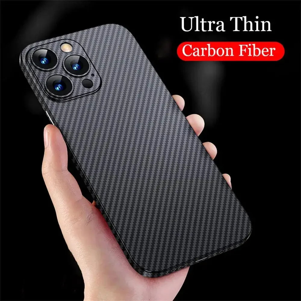 Funda mate de fibra de carbono ultrafina de lujo 🔳