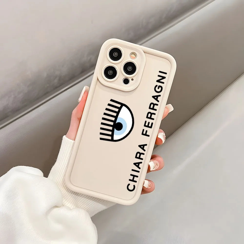Funda para teléfono de Chiara's Eye - La moda se une a la función 👁️✨