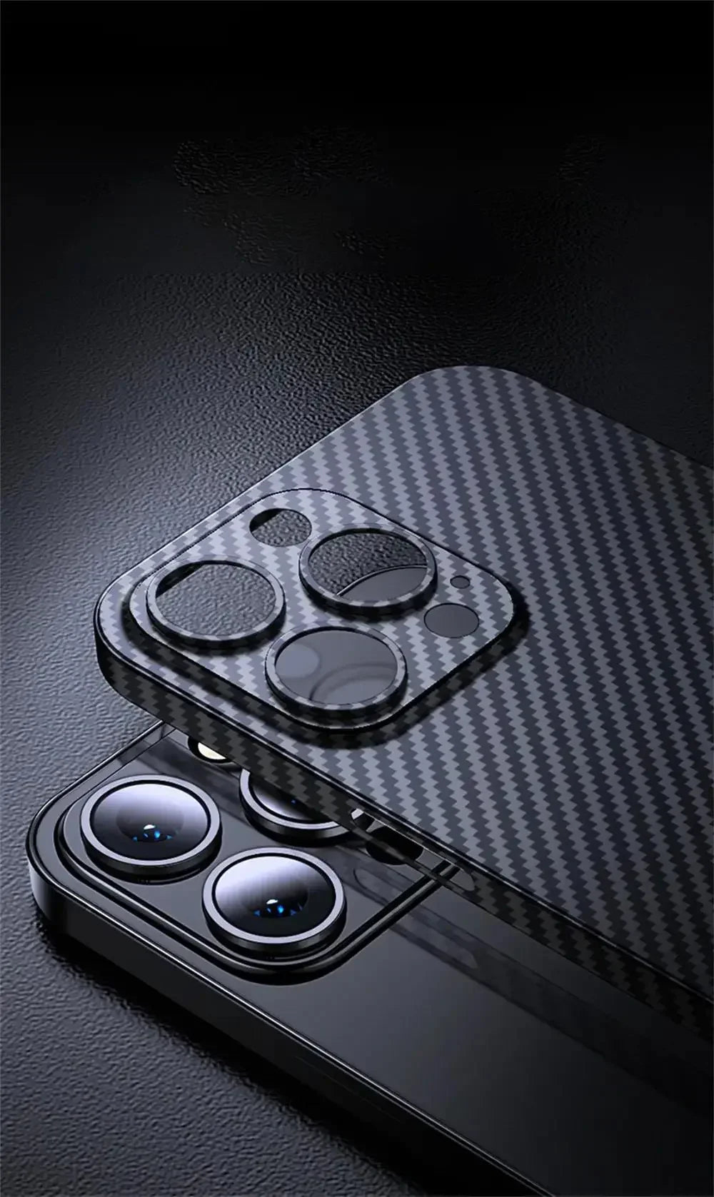 Funda mate de fibra de carbono ultrafina de lujo 🔳