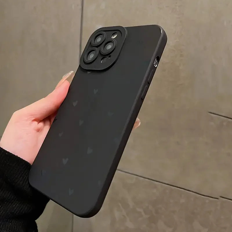 Funda para teléfono con estampado Loving 💌 - ¡Bonita, suave y protectora!