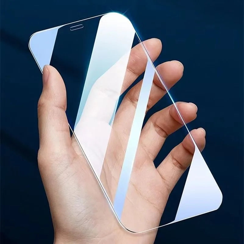 Paquete de 4 protectores de pantalla de vidrio templado - ¡Máxima protección, cristalino!