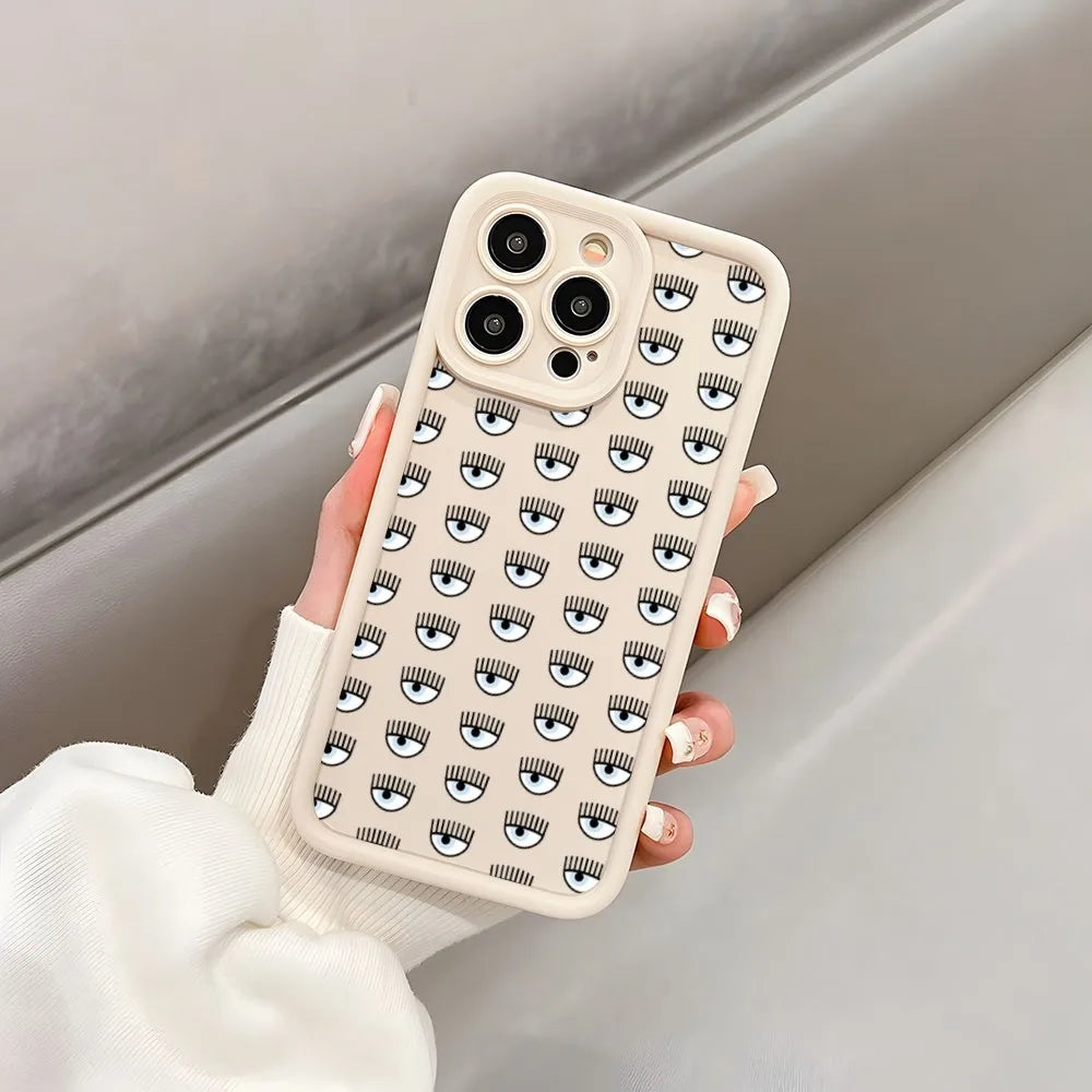 Funda para teléfono de Chiara's Eye - La moda se une a la función 👁️✨