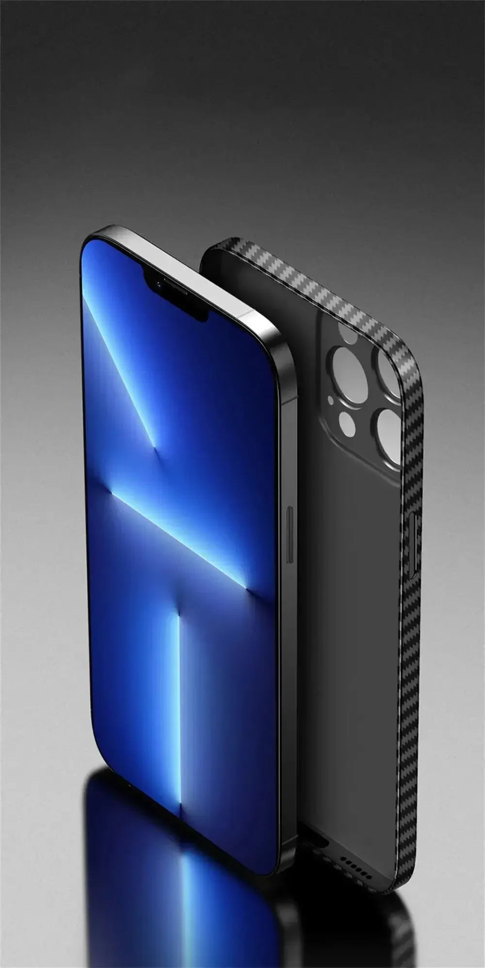 Funda mate de fibra de carbono ultrafina de lujo 🔳