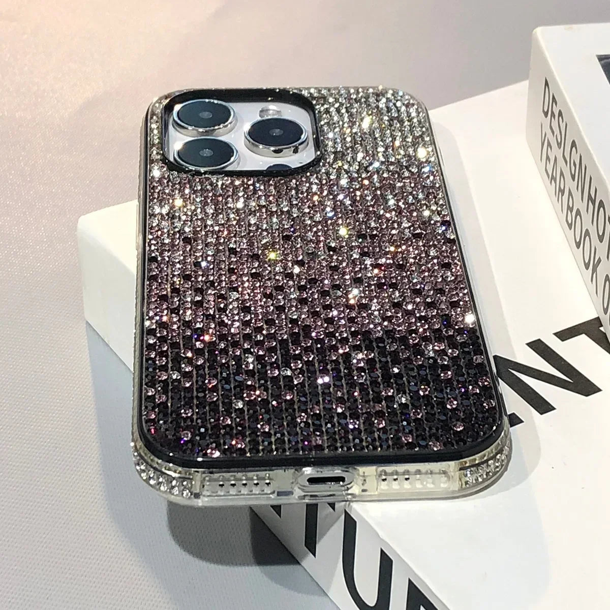 Estuche de borde brillante de lujo 💎
