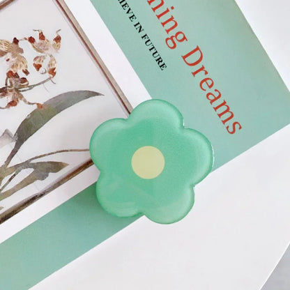 Soporte para anillo de teléfono de flores de dibujos animados 🌼 - ¡Bonito, práctico y seguro!