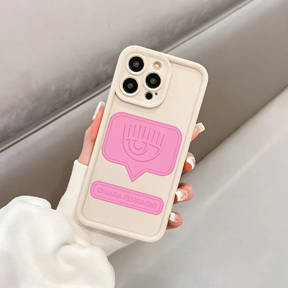 Funda para teléfono de Chiara's Eye - La moda se une a la función 👁️✨